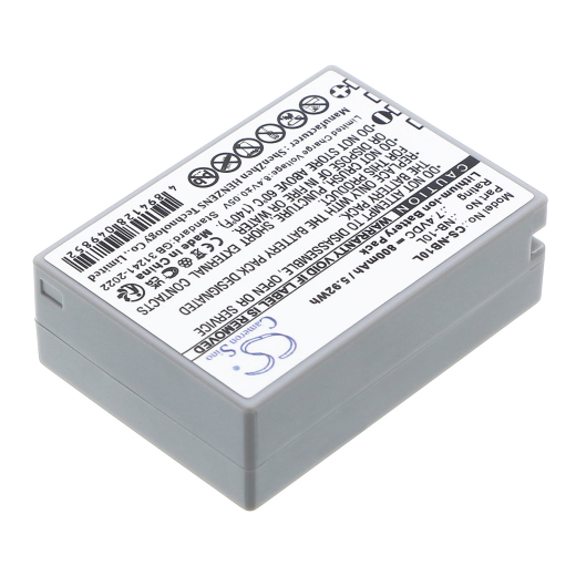 7.4V 800mAh / 5.92Wh Li-ion Akku f.:Canon Model: NB-10L, PowerShot G1 X, PowerShot SX40 HS