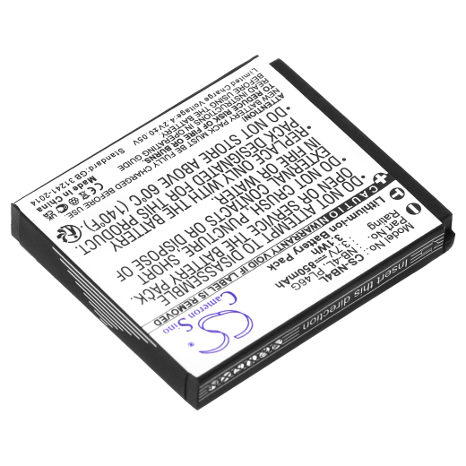 3.7V 850mAh/3.1Wh Li-ion Akku f.:Canon Model: NB-4L, PL46G, Digital IXUS 100 IS, Digital IXUS 110 IS, Digital IXUS 120 IS, Digital IXUS 130, Digital