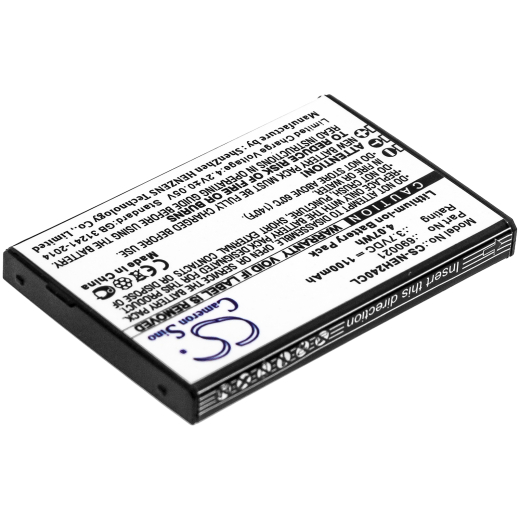3.7V 1100mAh / 4.07Wh Li-ion Akku f.:NEC Model: 690021, MH240