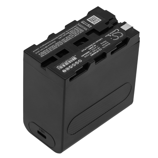 7.4V 6600mAh / 48.84Wh Li-ion Akku f.:Video Devices Model: XL-B3, 4K recording monitors, PIX 240i, PIX-E, Sound Devices 633 mixer