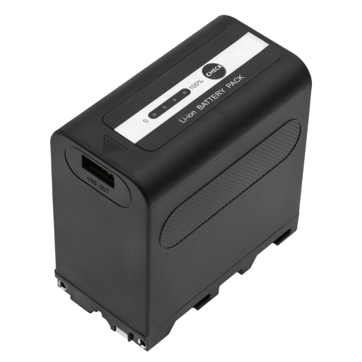 7.4V 6600mAh / 48.84Wh Li-ion Akku f.:Sony Model: NP-F930, NP-F930/B, NP-F950, NP-F950/B, NP-F960, NP-F970, NP-F970/B, NP-F975, XL-B2, XL-B3, CCD-RV1