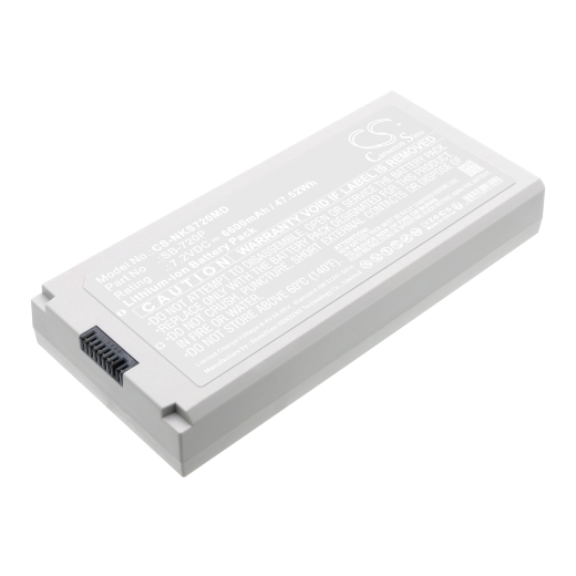 7.2V 6600mAh Li-Ionen Akku für Nihon Kohden Defribilator Life Scope SVM-7200