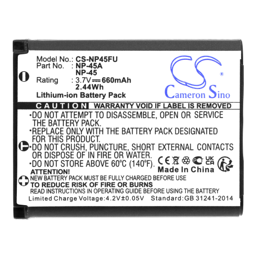3.7V 660mAh / 2.44Wh Li-ion Akku f.:ALBA Model:, SL1031, SL1231, SL1430