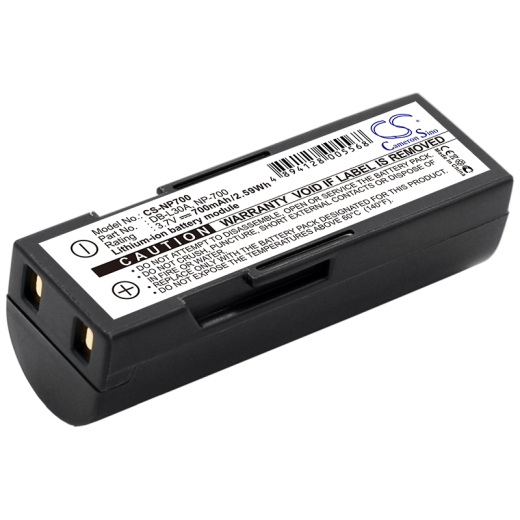 3.7V 700mAh Li-ion Akku f.:Sanyo Model: DB-L30, DB-L30A, Xacti VPC-A5