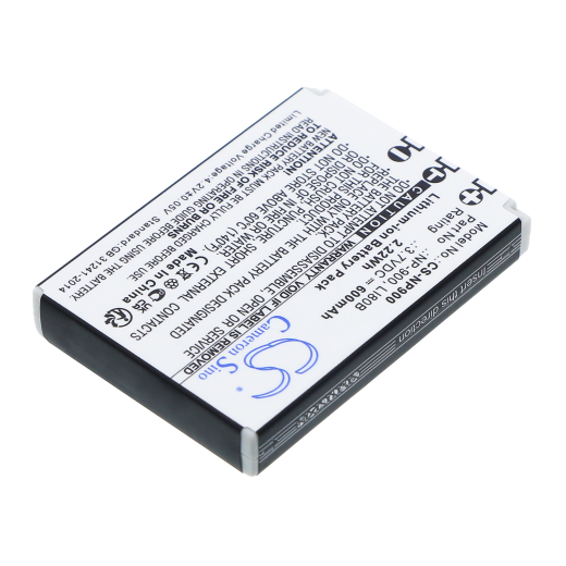 3.7V 600mAh / 2.22Wh Li-ion Akku f.:SEALIFE Model: 02491-0015-00, 02491-0037-00, BATS4, NP-900, DC500, Reefmaster DC 500, S5