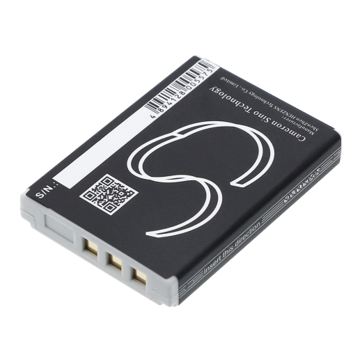 3.7V 600mAh / 2.22Wh Li-ion Akku f.:SEALIFE Model: 02491-0015-00, 02491-0037-00, BATS4, NP-900, DC500, Reefmaster DC 500, S5