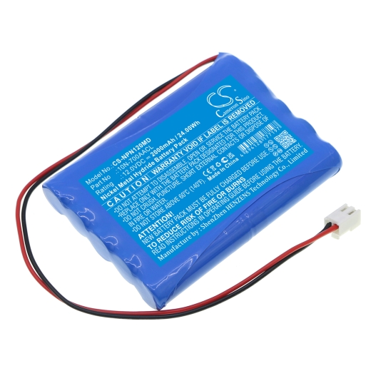 12.0V 2000mAh / 24.00Wh Nickel-Metallhydrid Akku für: Nipro Model: 10N-700AACL, NCU-12