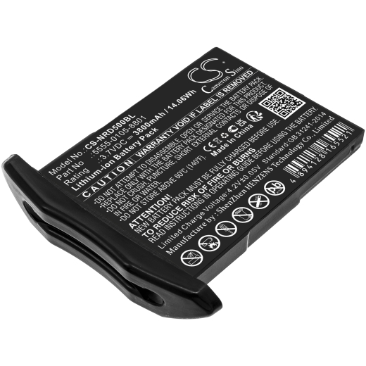 3.7V 3800mAh / 14.06Wh Li-ion Akku f.:NCR Orderman Model: 5555-0105-8801, NCR Orderman 5