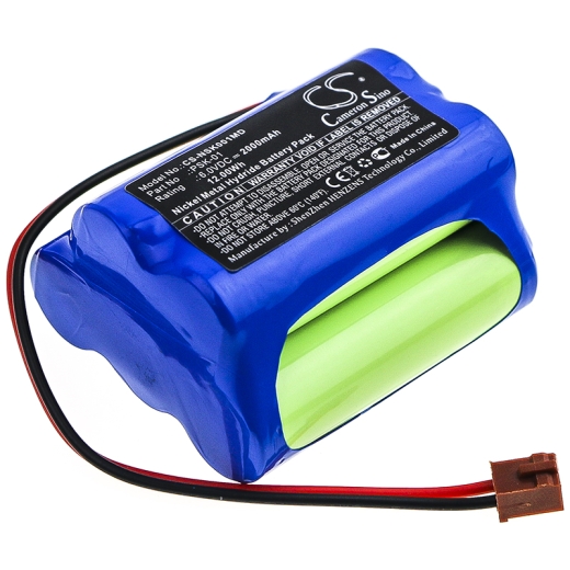 6.0V 2000mAh / 12.00Wh Nickel-Metallhydrid Akku für: NIKKISO Model: PSK-01