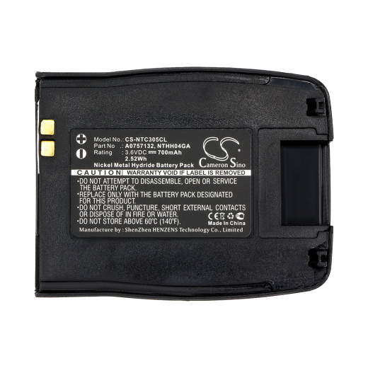 3.6V 700mAh / 2.52Wh Ni-MH Akku f.:Nortel Model: A0757132, NTHH04GA, A0628271, A0667371, A0757132, C3050, C3060, MU79-1520, MU79-1530, NTHH04CA, NTHH