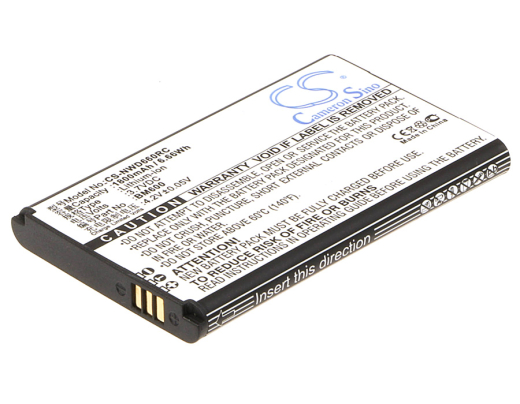 3.7V 1800mAh / 6.66Wh Li-ion Akku für: Nubia Model: 6BT-R600A-0006, BM600, WD660
