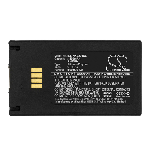 14.4V 3400mAh / 48.96Wh 3400mAh / 48.96Wh Akku f.:Nissin Model: BP-53, KF4, KF4A 3400mAh / 48.96Wh