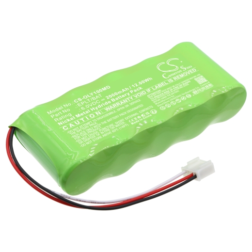 6.0V 2000mAh / 12.00Wh Nickel-Metallhydrid Akku für: Olympus Model: EPLT/BAT, EPOCH LT Ultrasonic Flaw Detector