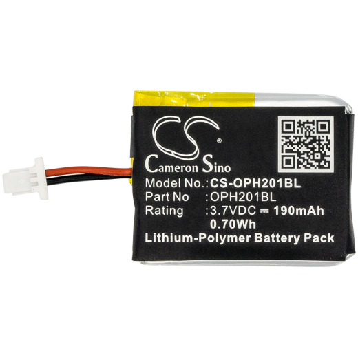 3.7V 190mAh / 0.70Wh Li-Polymer Akku f.:Opticon Model:, OPN-2000, OPN-2001, OPN-2002, OPN-2004, OPN-2005, OPN-2006