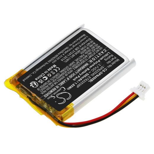 3.7V 500mAh / 1.85Wh Li-Polymer Akku f.:Opticon Model: ET622538P, SP622540, OPN-4000i, OPN-4000n