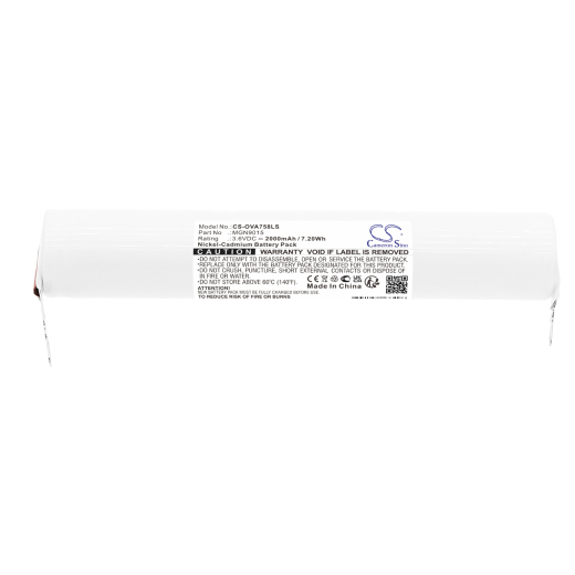 3.6V 2000mAh / 7.20Wh 2000mAh / 7.20Wh Akku f.:Schneider Model: MGN9015, 758005, 802327, 805566, OVA58910, OVA58913, OVA58916, OVA58983 2000mAh / 7.2