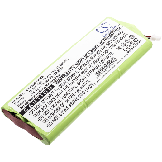 14.4V 2000mAh / 28.80Wh 2000mAh / 28.80Wh Akku f.:TOPAN Model:, TP-AVC701 2000mAh / 28.80Wh