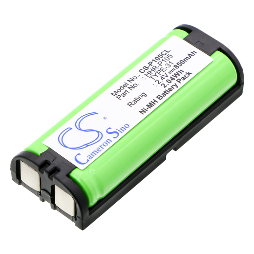 2.4V 850mAh / 2.04Wh Ni-MH Akku f.:Uniden Model: BBTG0658001, BT-1009, EXP10000, EXP-10000