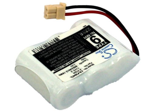 3.6V 600mAh Ni-MH Akku f.:Bell South Model: 3-2/3AABC, 560502, B600, CO100P5, GES-PCH05, GN-3-1/2AABSC, P3306, S60502, TA241, 2673, 2676, 2677, 33009