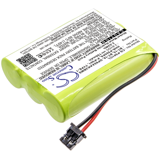 3.6V 700mAh / 2.52Wh Ni-MH Akku f.:GP Model: GP60AAK3BMS, GP80AAS3BMX, GP60AAK3BMS, GP80AAS3BMX