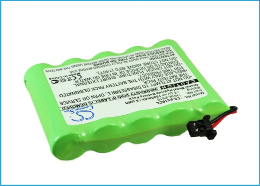 6.0V 1500mAh / 9.00Wh Ni-MH Akku f.:Panasonic Model: HHR-P516, HHR-P516A, HHR-P516A-1H, TYPE 34, KX-TG4500, KXTG4500B