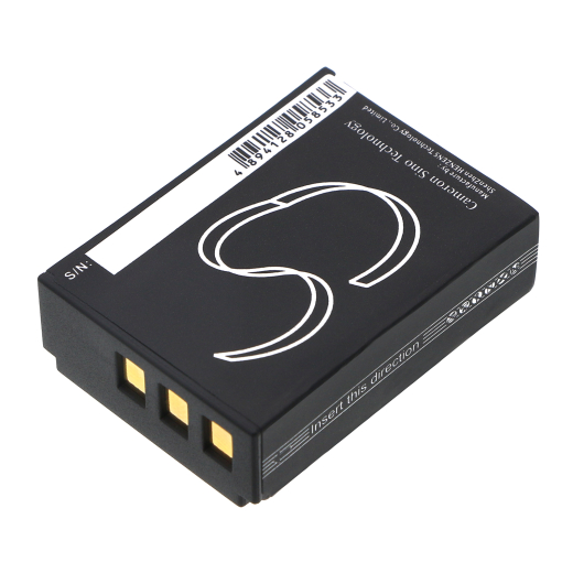 3.7V 1600mAh Li-ion Akku f.:Toshiba Model: PA3985, PA3985U-1BRS, Camileo X200, Camileo X400, Camileo X416 HD