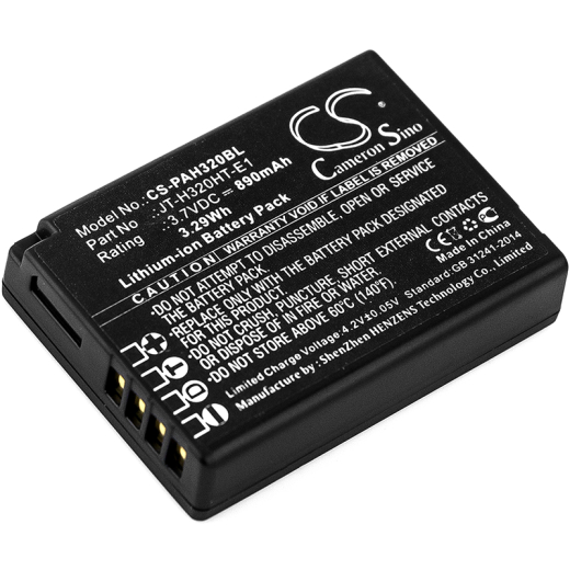 3.7V 890mAh / 3.29Wh Li-ion Akku f.:Panasonic Model: JT-H320BT-10, JT-H320HT-E1, JT-H320HT-E2, H4320HT, Handheld H320, JT-H320HT, JT-H320HT-E1, JT-H3