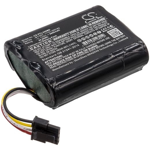 11.1V 2600mAh / 28.86Wh Li-Ionen Akku für: Physio-Control Model: 11141-000162, B11827, LifePak 20 Defibrillato, LifePak 20e Defibrillator, LifePak 20