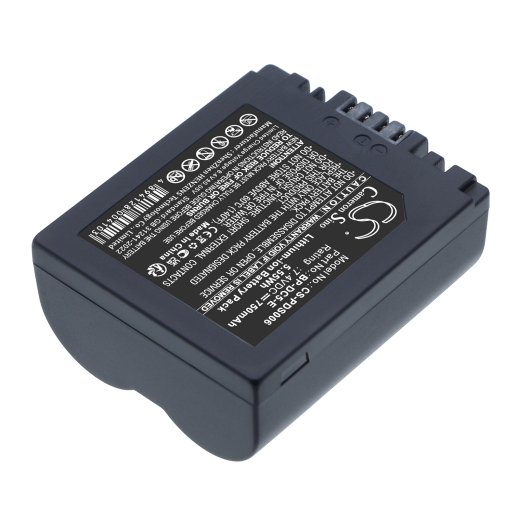 7.4V 750mAh / 5.55Wh Li-ion Akku f.:Panasonic Model: BP-DC5 J, BP-DC5 U, CGA-S006, CGA-S006E, CGA-S006E/1B, CGR-S006, CGR-S006A/1B, CGR-S006E, CGR-S00