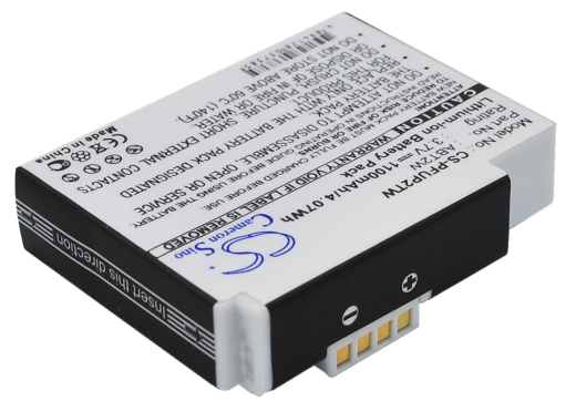 3.7V 1100mAh Li-ion Akku f.:Pure Model: ABT2W, Flip 4GB | 1 hr, Flip UltraHD 8GB | 2 hr, Flip UltraHD HD Video 3rd, Flip Video UltraHD 8GB, FVU2120B,