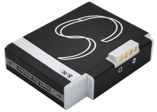 3.7V 1100mAh Li-ion Akku f.:Pure Model: ABT2W, Flip 4GB | 1 hr, Flip UltraHD 8GB | 2 hr, Flip UltraHD HD Video 3rd, Flip Video UltraHD 8GB, FVU2120B,
