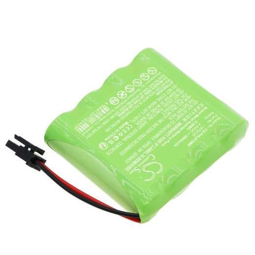 4.8V 2000mAh / 9.60Wh Nickel-Metallhydrid Akku für: Philips Model: 1870435, B11923, Lifeline GoSafe Mobile Alert System 870435, GoSafe Mobile Alert Sy