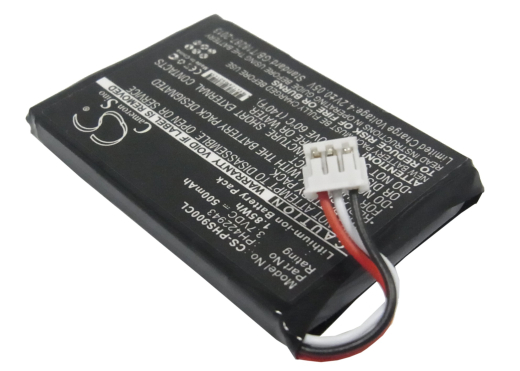 3.7V 500mAh / 1.85Wh Li-ion Akku f.:Grundig Model:, D780, D780A