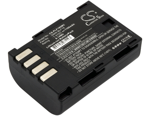 7.4V 1100mAh/8.14Wh Li-ion Akku f.:Panasonic Model: DMW-BLF19, DMW-BLF19E, Lumix DMC-GH3, Lumix DMC-GH3A, Lumix DMC-GH3AGK, Lumix DMC-GH3GK, Lumix DM