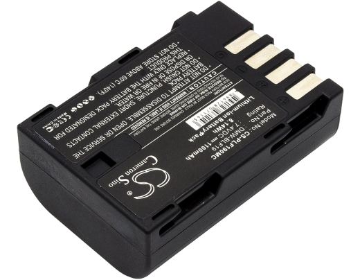 7.4V 1100mAh/8.14Wh Li-ion Akku f.:Panasonic Model: DMW-BLF19, DMW-BLF19E, Lumix DMC-GH3, Lumix DMC-GH3A, Lumix DMC-GH3AGK, Lumix DMC-GH3GK, Lumix DM