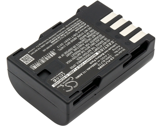7.4V 1600mAh/11.84Wh Li-ion Akku f.:Panasonic Model: DMW-BLF19, DMW-BLF19E, Lumix DMC-GH3, Lumix DMC-GH3A, Lumix DMC-GH3AGK, Lumix DMC-GH3GK, Lumix D