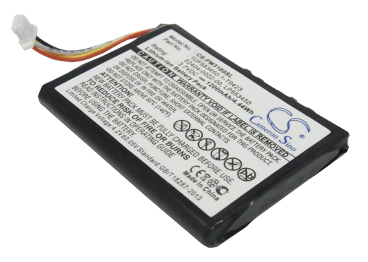 3.7V 1200mAh/4.44Wh Li-ion Akku f.:Flip Model: 02404-0019-00, 02404-0022-00, 1UF553450-1-T0423, LP553450, 3rd, F460, Generation, M31120B, M3160, Mino