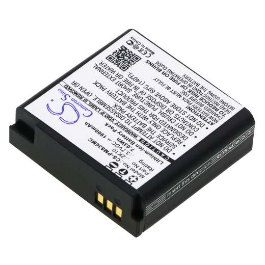 3.7V 1900mAh / 7.03Wh Li-ion Akku f.:Polaroid Model: ZK10, iM1836