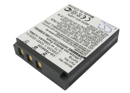 3.7V 1250mAh / 4.63Wh Li-ion Akku f.:Megapix Model: 02491-0028-01, Vx8