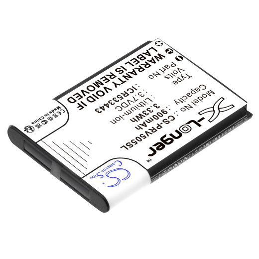 3.7V 900mAh / 3.33Wh 900mAh / 3.33Wh Akku f.:Prestigio Model: ICR533443, PCDVRR505, RoadRunner 505 900mAh / 3.33Wh