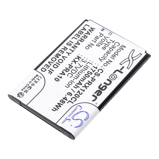 3.7V 1750mAh / 6.48Wh Li-ion Akku f.:Panasonic Model: KX-PRA10, KX-PRX110, KX-PRX110GW, KX-PRX120, KX-PRX120GW, KX-PRX150, KX-PRX150GW