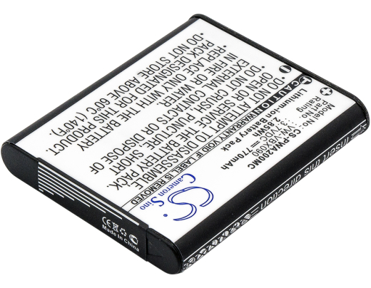 3.7V 770mAh / 2.85Wh Li-ion Akku f.:Panasonic Model: VW-VBX090, VW-VBX090E, VW-VBX090E-W, HX-WA03, HX-WA03H, HX-WA03W, HX-WA2, HX-WA20, HX-WA20H, HX-