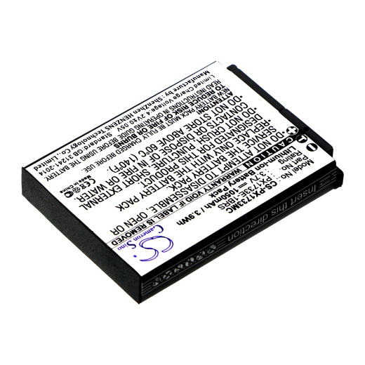 3.7V 1050mAh x 3.9Wh Li-ion Akku f.:Toshiba Model: 084-07042L-073, PX1733, PX1733E-1BRS, PX1733U, Camileo S30, Camileo S30 HD, PA3893U-1CAM