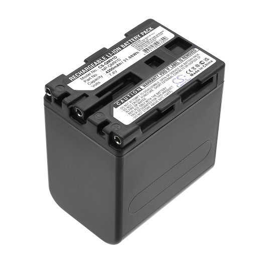 7.4V 4200mAh Li-ion Akku f.:Sony Model: NP-QM91D, CCD-TRV108, CCD-TRV108E, CCD-TRV116, CCD-TRV118, CCD-TRV126, CCD-TRV128, CCD-TRV138, CCD-TRV208, CC