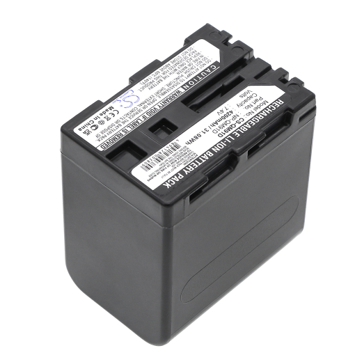 7.4V 4200mAh Li-ion Akku f.:Sony Model: NP-QM91D, CCD-TRV108, CCD-TRV108E, CCD-TRV116, CCD-TRV118, CCD-TRV126, CCD-TRV128, CCD-TRV138, CCD-TRV208, CC
