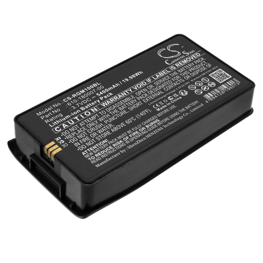 3.7V 5400mAh / 19.98Wh Li-ion Akku f.:RGIS Model: 610-180007-00, 610-190040, RM-1