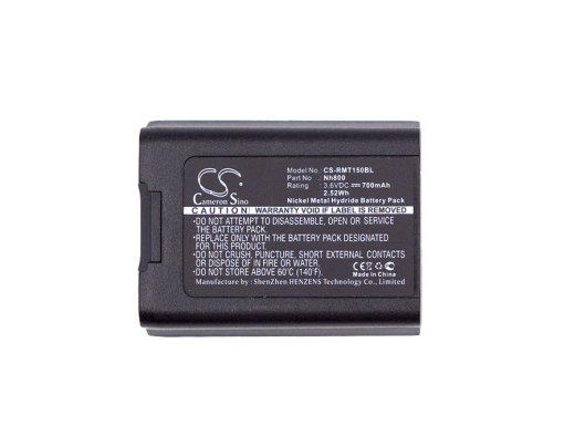 3.6V 700mAh / 2.52Wh 700mAh / 2.52Wh Akku f.:Ravioli Model: NH800, A96897838P10845, Grundfos MTR15, LJRAEC20, LJRAEC20.50098.02.11, LNH800 700mAh / 2