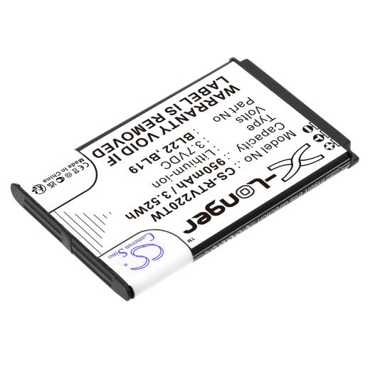 3.7V 950mAh / 3.52Wh Li-ion Akku f.:Retevis Model: BL19, BL22, DT22, RT15, RT19, RT22, RT22S, RT619, RT622