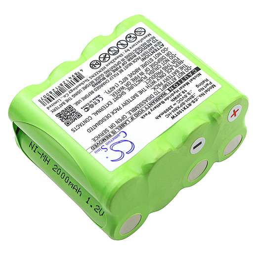 9.6V 2000mAh / 19.20Wh Ni-MH Akku f.:Ritron Model: BNH-BPX8N-HC, Patriot RTX150, Patriot RTX450, RTX150, RTX450