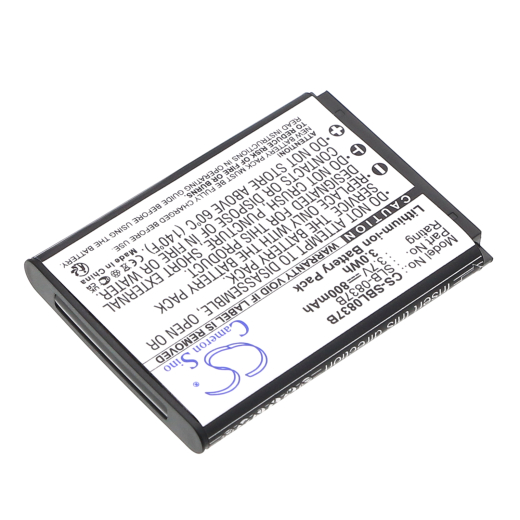 3.7V 800mAh Li-ion Akku f.:Samsung Model: SLB-0837(B), SLB-0837B, Digimax L70, Digimax L70B, L201, L83T, NV10, NV15, NV20, NV8